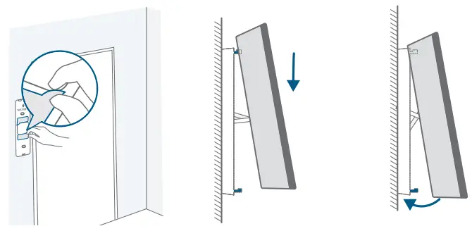 eufy T8201 Video Doorbell 2K Wired - bottom to the bracket