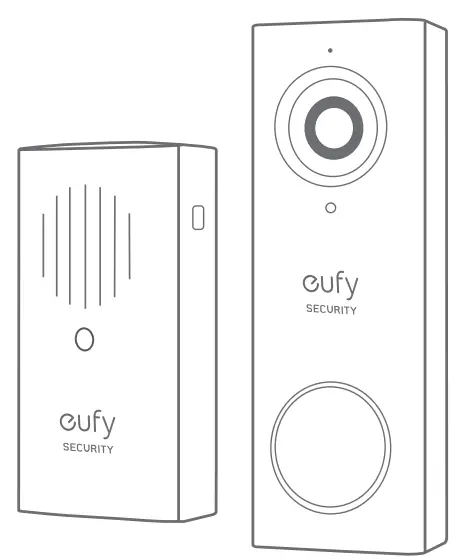eufy T8201 Video Doorbell 2K Wired