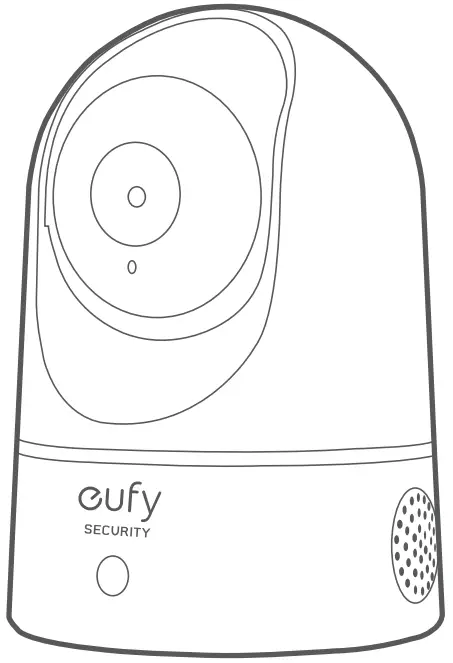 eufy T8410223 Indoor Cam 2K Pan & Tilt