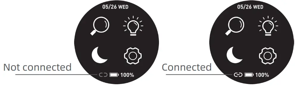 xiaomi Imilab KW66 Smartwatch - connection status