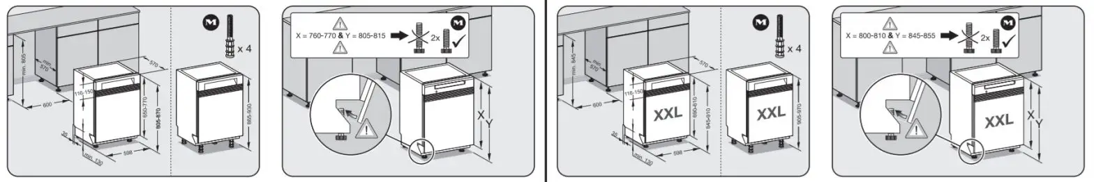 Miele G5000BKICLST 60cm Semi-Integrated-m