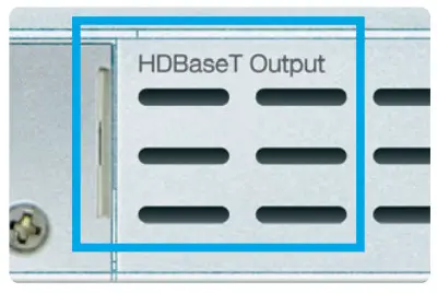 Keydigital HDBT PoH Wall Plate Switcher KD-X4x1WUTx - HDBaseT Output