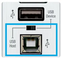 Keydigital HDBT PoH Wall Plate Switcher KD-X4x1WUTx - Host Port