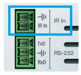 Keydigital HDBT PoH Wall Plate Switcher KD-X4x1WUTx - IR In