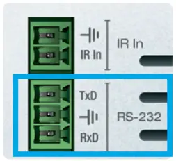Keydigital HDBT PoH Wall Plate Switcher KD-X4x1WUTx - RS-232