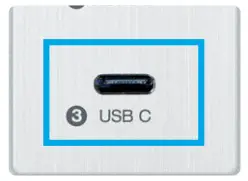 Keydigital HDBT PoH Wall Plate Switcher KD-X4x1WUTx - USB-C Input