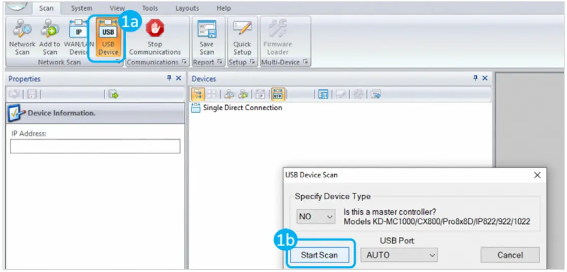 Keydigital HDBT PoH Wall Plate Switcher KD-X4x1WUTx - software