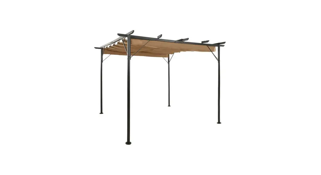 Cazeboo Maria 300s300 3x3m Gazebo Maria Freestanding Retractable Roof Pergola Light Grey Instruction Manual
