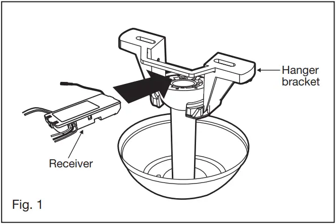 HINKLEY 903160FMW NDD Marin 60 Inch Indoor Outdoor Ceiling Fan with LED Lighting - ELECTRICAL CONNECTION 1