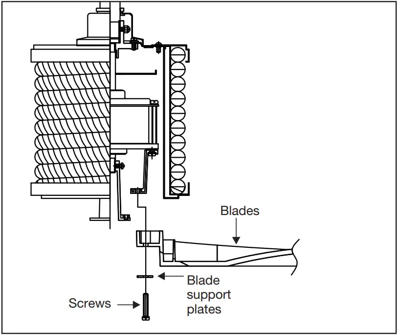 HINKLEY 903160FMW NDD Marin 60 Inch Indoor Outdoor Ceiling Fan with LED Lighting - INSTALLING THE BLADE