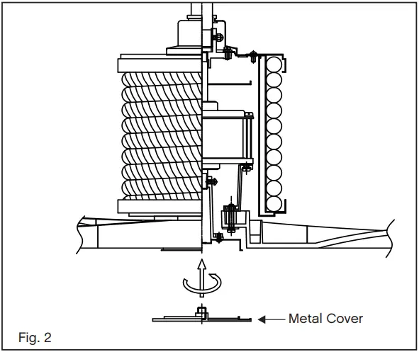 HINKLEY 903160FMW NDD Marin 60 Inch Indoor Outdoor Ceiling Fan with LED Lighting - LIGHT KIT 2