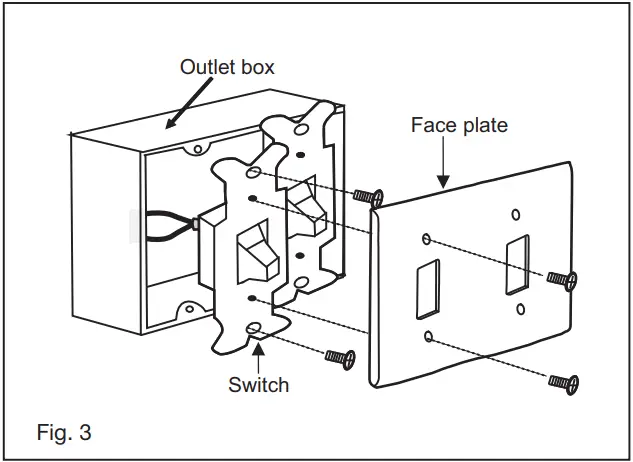 HINKLEY 903160FMW NDD Marin 60 Inch Indoor Outdoor Ceiling Fan with LED Lighting - Switch Box