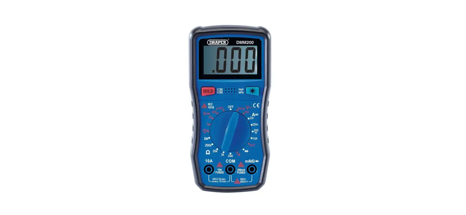 Draper 41817 200 Series Digital Multimeters Instruction Manual Draper 41817 200 Series Digital Multimeters Instruction Manual