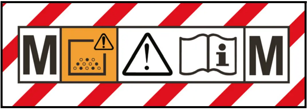 Symbols on the device