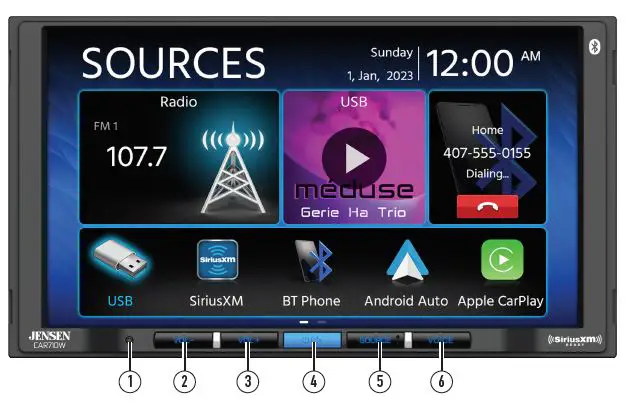 JENSEN-CAR710W-7-Inch-Capacitive-Touch-Screen-fig-3