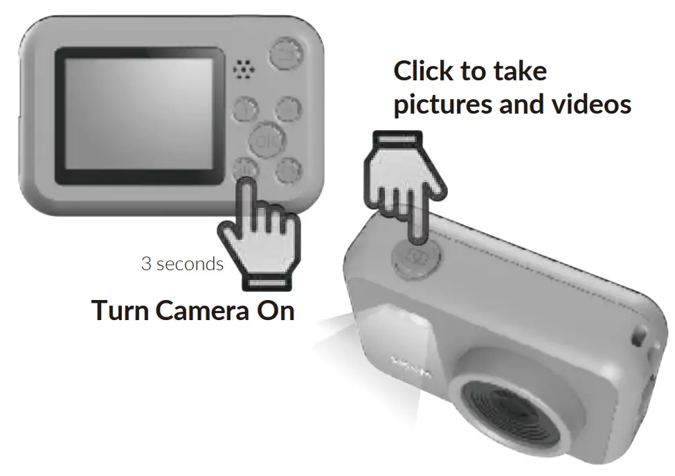 SJCAM FUNCAM Kids Digital Camera Mini Video Camera - Fig 2