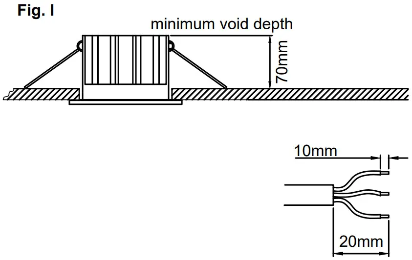 KSR LIGHTING KSRFRD381 LED Dimmable Downlight - fig 2