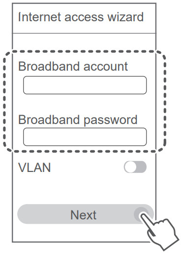 HUAWEI WiFi AX3 WS7100 WiFi 6 Plus Dual Core Router - Internet access wizard