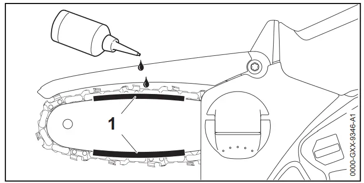 STIHL GTA 26 Cordless Garden Pruner - Saw Chain1