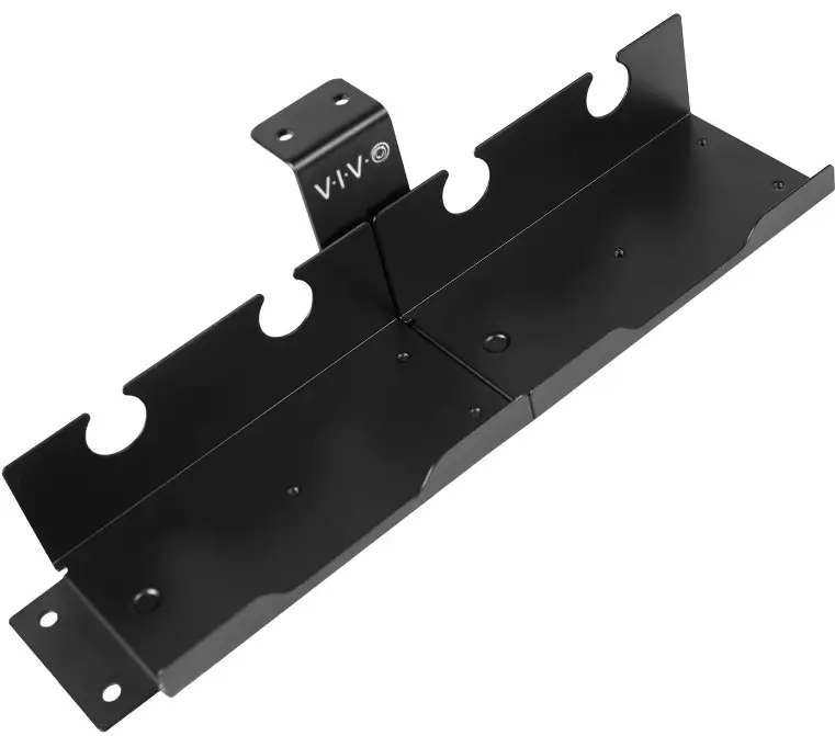 V I V O DESK-PS02T Black Under Desk Modular Power Strip Tray