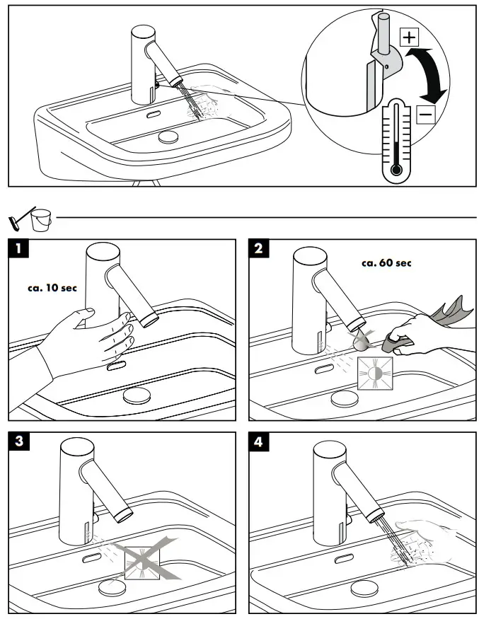 hansgrohe AXOR STARCK Electronic Faucet with Temperature Control - fig 3