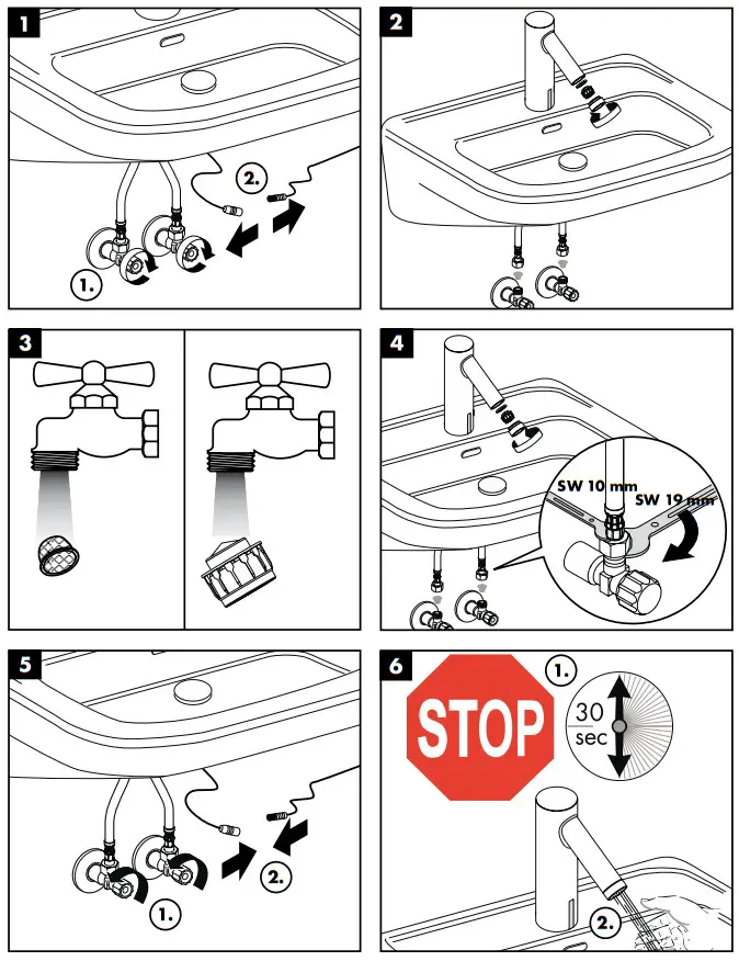 hansgrohe AXOR STARCK Electronic Faucet with Temperature Control - fig 4