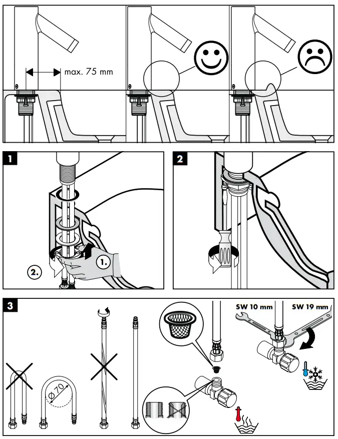 hansgrohe AXOR STARCK Electronic Faucet with Temperature Control - fig