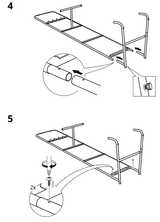 IKEA 803.962.43 KNAPPER Standing Mirror - fig 2