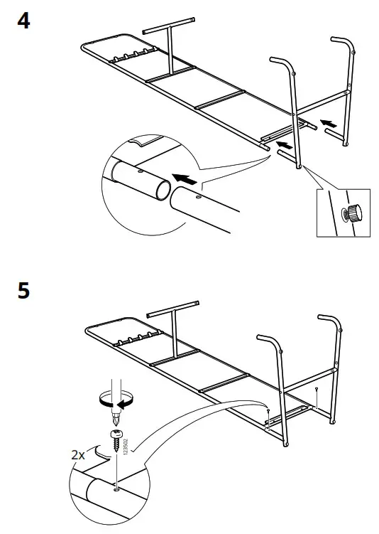 IKEA 803.962.43 KNAPPER Standing Mirror - fig 5