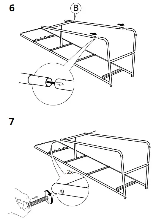 IKEA 803.962.43 KNAPPER Standing Mirror - fig 6