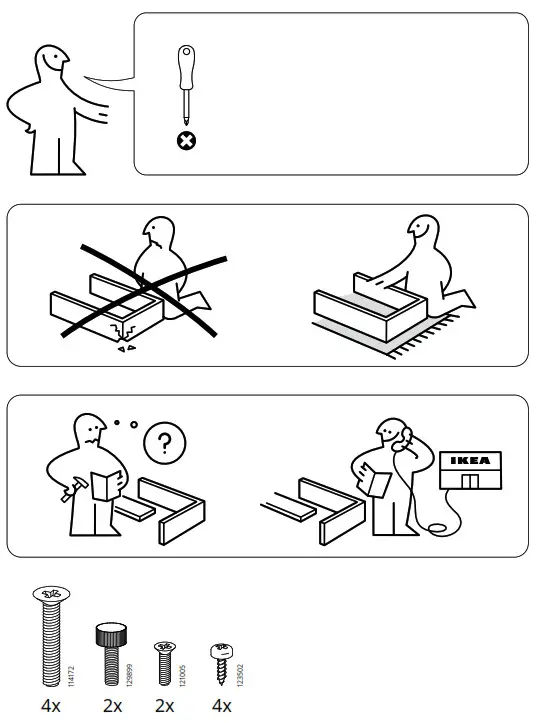 IKEA 803.962.43 KNAPPER Standing Mirror - fig