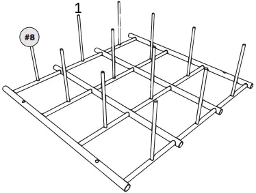 BIN WAREHOUSE 65002 12 Tote Storage Rack D2