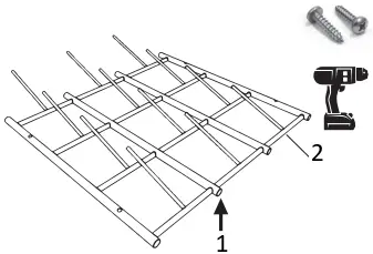 BIN WAREHOUSE 65002 12 Tote Storage Rack D3