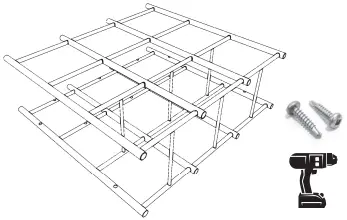 BIN WAREHOUSE 65002 12 Tote Storage Rack E2