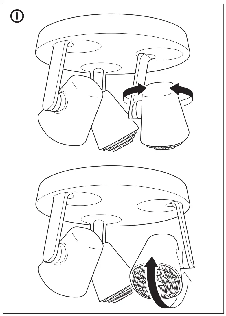 IKEA 004 076 55 MONAZIT Ceiling Spotlight with 3 Lights - fig9