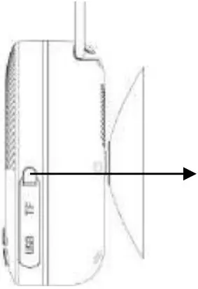 AGPTEK BTS141 Speaker - Micro USB socket