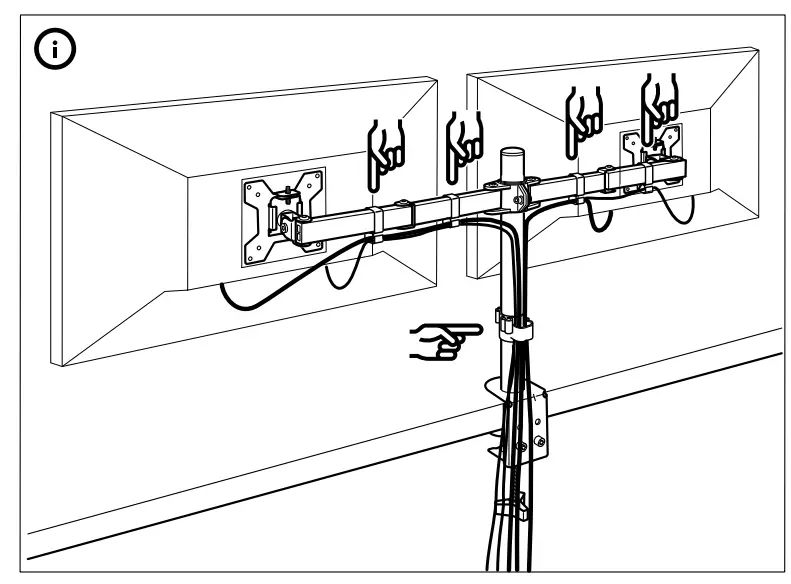 IKEA STUBBERGET Bracket for Monitor - Figure 10