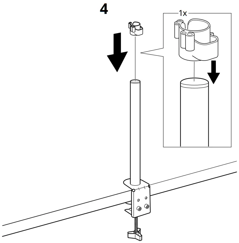 IKEA STUBBERGET Bracket for Monitor - Figure 3