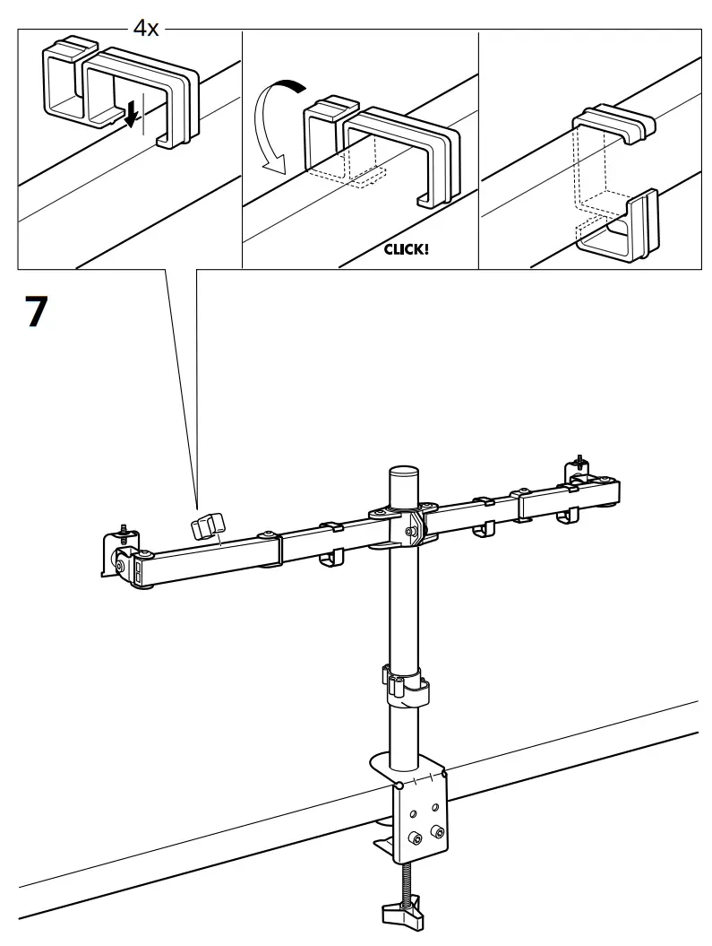 IKEA STUBBERGET Bracket for Monitor - Figure 5
