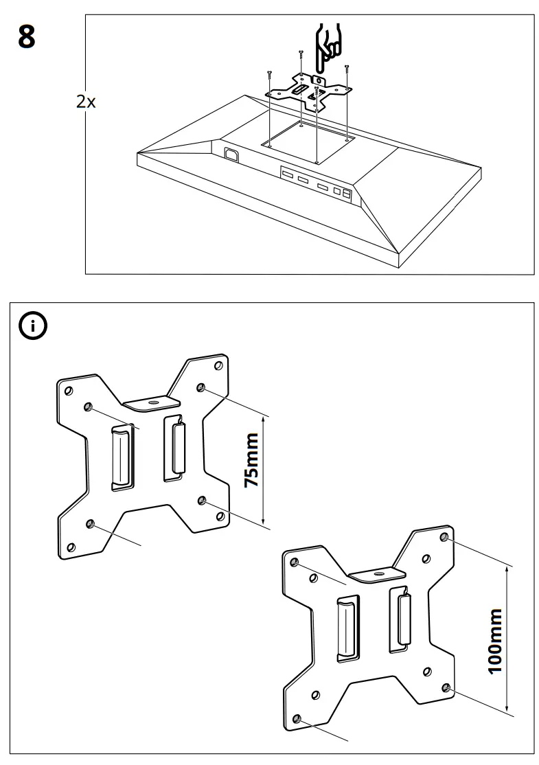 IKEA STUBBERGET Bracket for Monitor - Figure 6