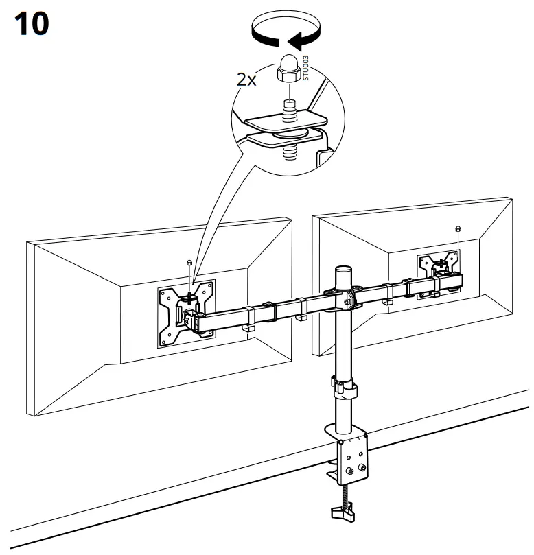 IKEA STUBBERGET Bracket for Monitor - Figure 9