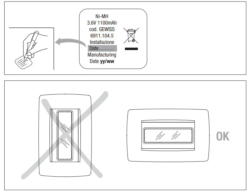 GEWiSS GW 10 666 CHORUS Self-Contained Emergency Light - Fig 1