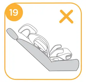 Installation with 3-point-belt