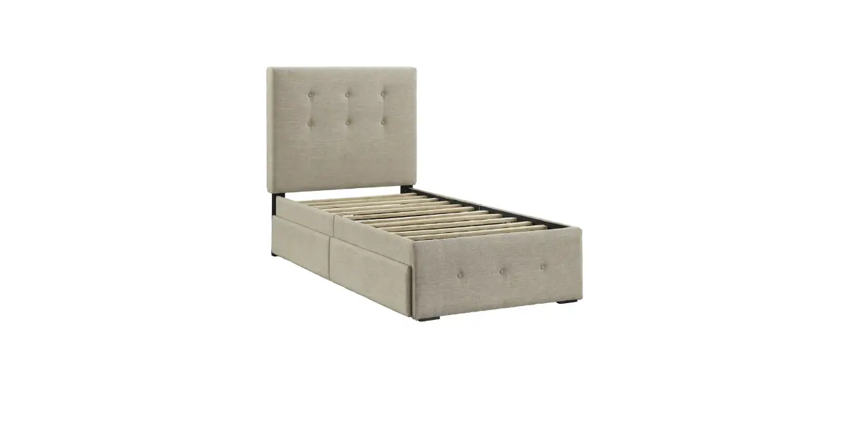 Ashley B092 Full Upholstered Storage Bed User Manual