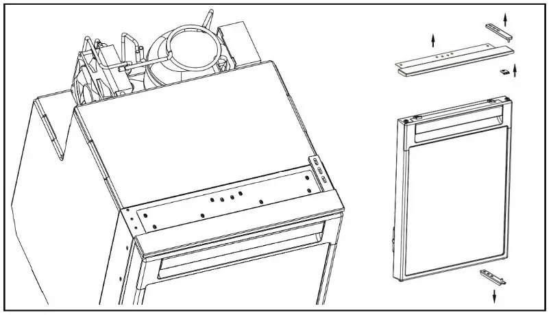 EQUATOR RF 12 282 2.82 cu ft Mini Fridge Freezer- fig 4