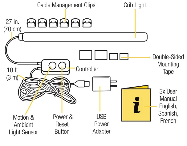 DOREL IH552 Under Crib Smart Light - box