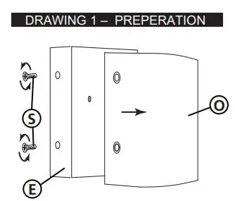 HINKLEY 2894KZ Horizon LED Outdoor Wall Mount Lantern Instruction Manual - DRAWING 1