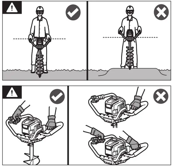 RYOBI R36PHD00 36V Brushless HP Post Hole Digger 6 0Ah Kit - Product Overview 15