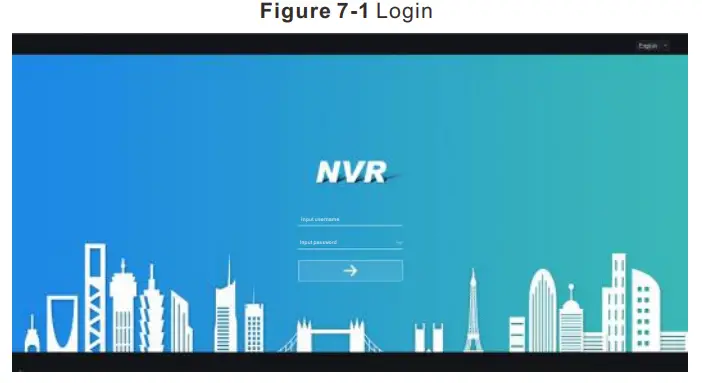 SUNELL 2HDD PoE NVR Network Video Recorder - Login