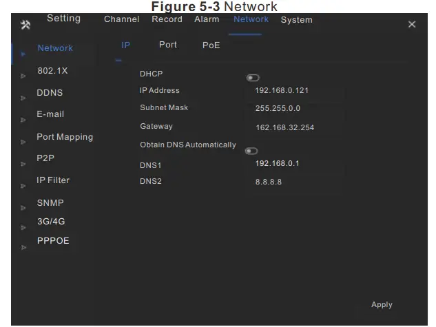 SUNELL 2HDD PoE NVR Network Video Recorder - Network